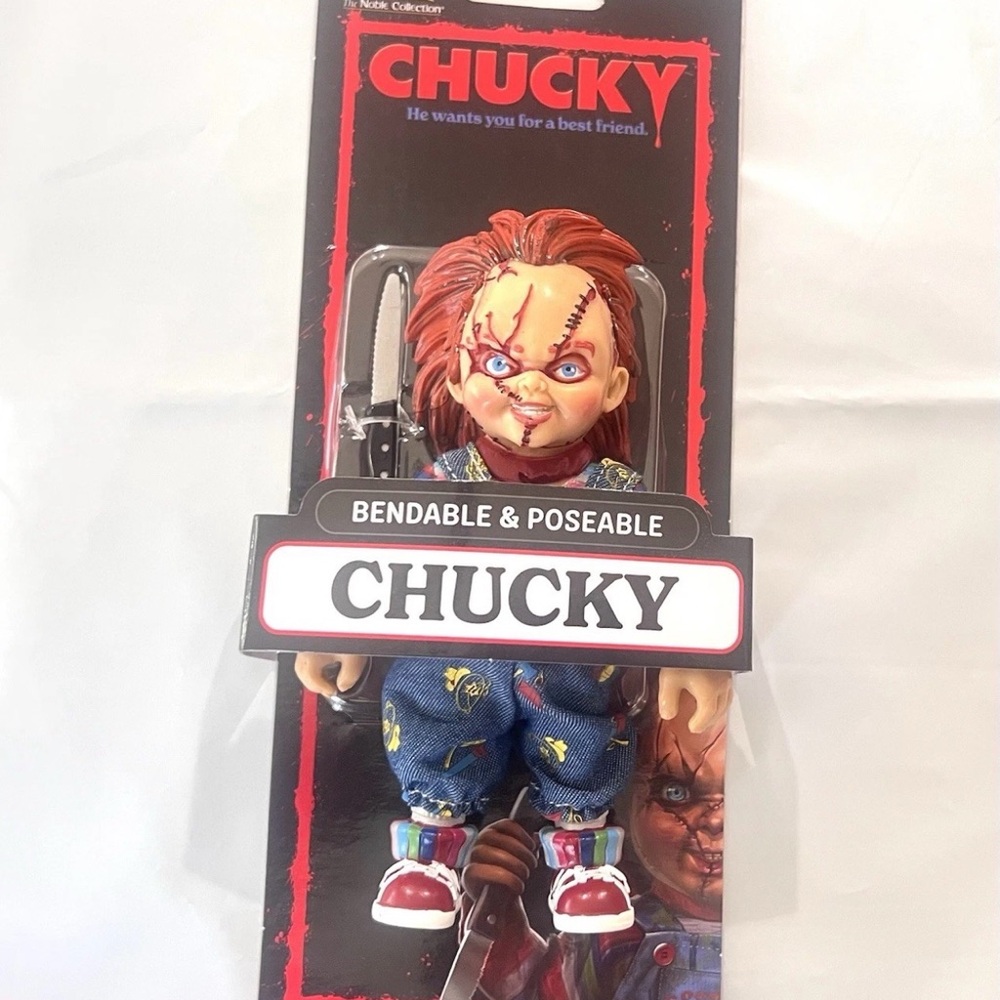 Chucky Bendable & Poseable Action Figure - Red and Blue